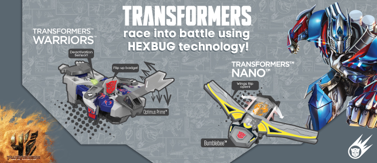hexbug nano transformers
